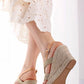 Xti - Women's Jute Wedge Sandals