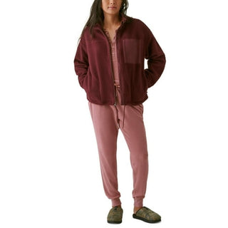 Women's Coastal Sherpa Full Zip Jacket - Red XLarge