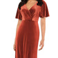 Sorella Vita - Luxe Velvet Bridesmaid Dress with Flutter Sleeves and Back Detail