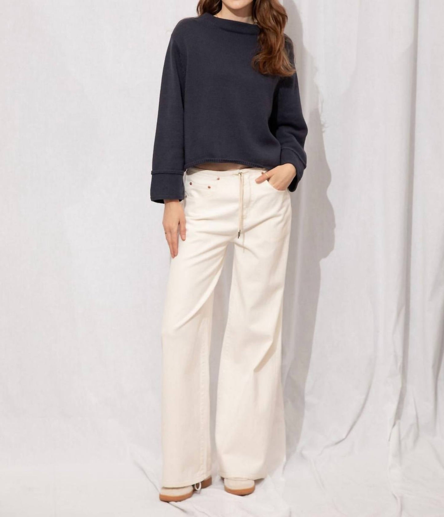 Daze - Madison Mid Rise Wide Leg Jeans