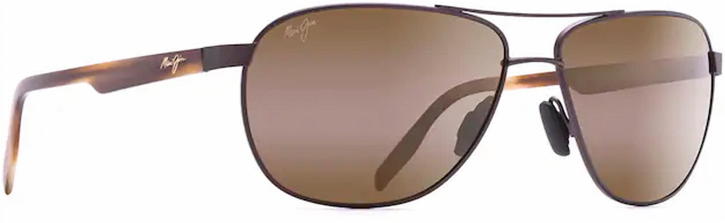 Maui Jim - Castles Polarized Aviator Sunglasses H728 - 01m