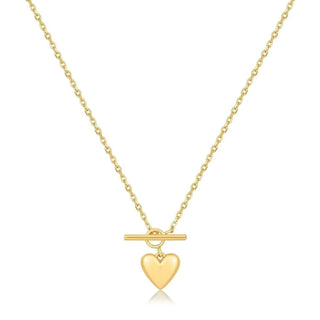 Eklexic - Colar com pingente de micro coração feminino
