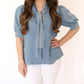 Tcec - Jean Bow Top