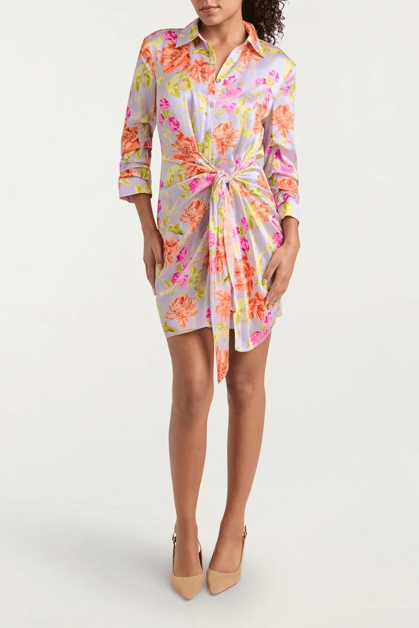 Cinq A Sept - Midnight Tulips Mini Jacey Dress
