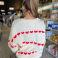 &Merci - Heart Pattern Sweater