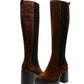 Steve Madden - Women's Square Toe Suede Knee High Boot
