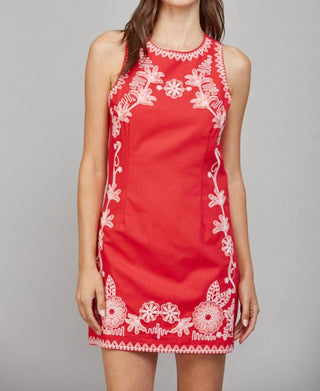 Fate - Vestido Amaya Bordado em Linho