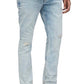 Allsaints - Cigarette Damaged Acid Wash Jeans