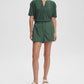 Varley - Kasey Mock Placket Rib Tee