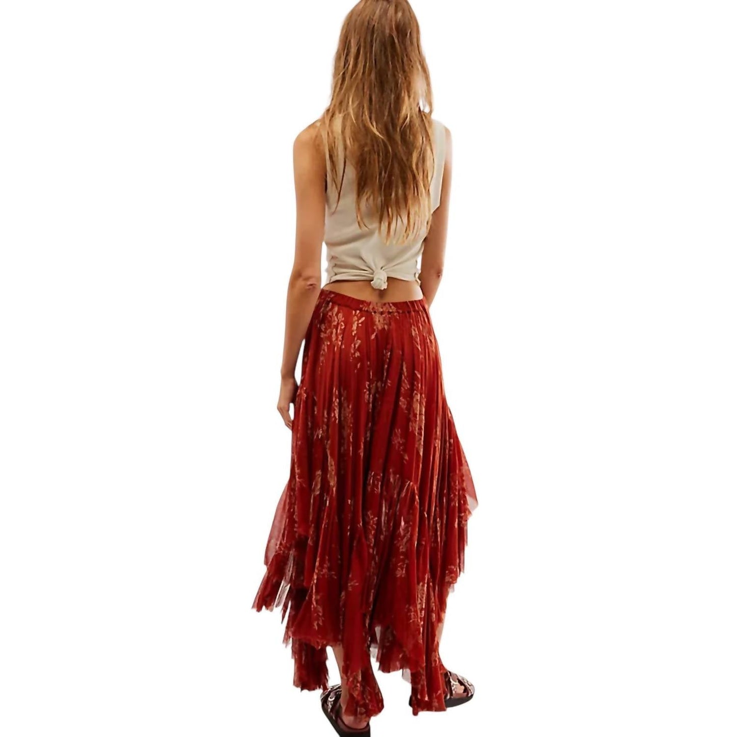 Free People - Printed Clover Maxi Skirt