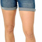 Judy Blue - High Rise Control Top Cuffed Shorts