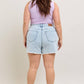 Judy Blue - High Waist Cut-off Denim Short