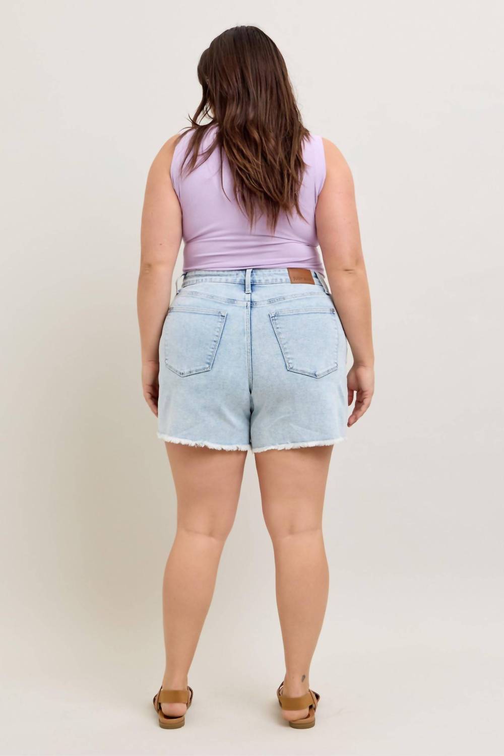 Judy Blue - High Waist Cut-off Denim Short
