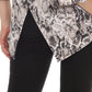 Joseph Ribkoff - Snakeskin Print Embellished Tunic Top
