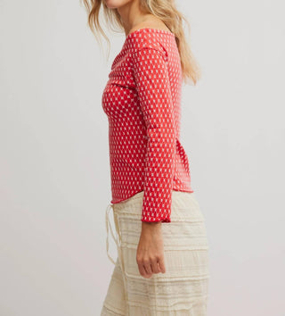 Free People - Top com ilhós Gia