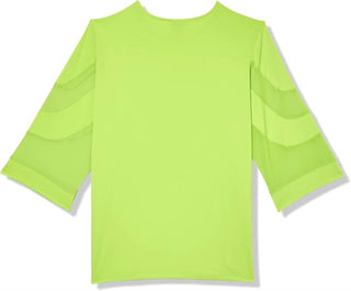 Múltiplos - Blusa de malha e malha com blocos de cores