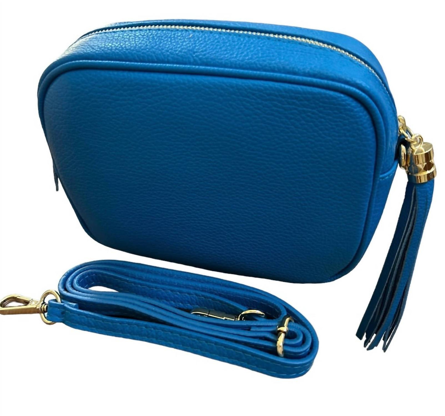 Cadenza Italy - Women's Leather Camera Style Crossbody Bag