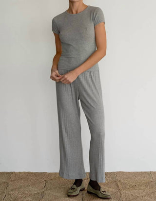 Donni. - Pointelle Baby Tee