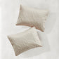 3 Piece Reversible Bedspread Set Cream King/Cal King