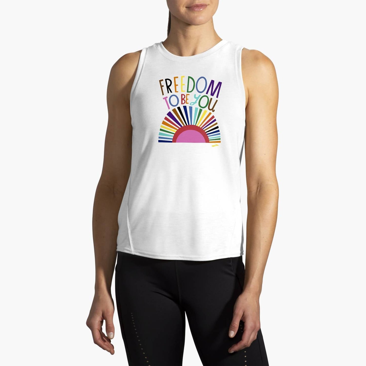 Brooks - WOMEN'S DISTANCE GRAPHIC TANK TOP