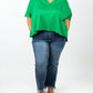 Psophia - V-NECK ONE POCKET DOLMAN TEE