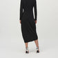 Joseph Ribkoff - Pleated Midi Cocoon Dress