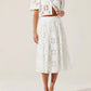 Astr - Andolina Crochet Lace Midi Skirt