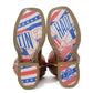 Tin Haul - Little Kids Crossed Boots With Bald Eagle Sole