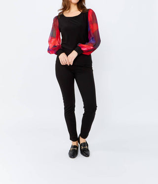 Frank Lyman - Blusa de malha com decote redondo