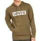 Moletom com capuz Levi's Burndlen Fleece Logo Olvie Masculino Tamanho Extra Grande