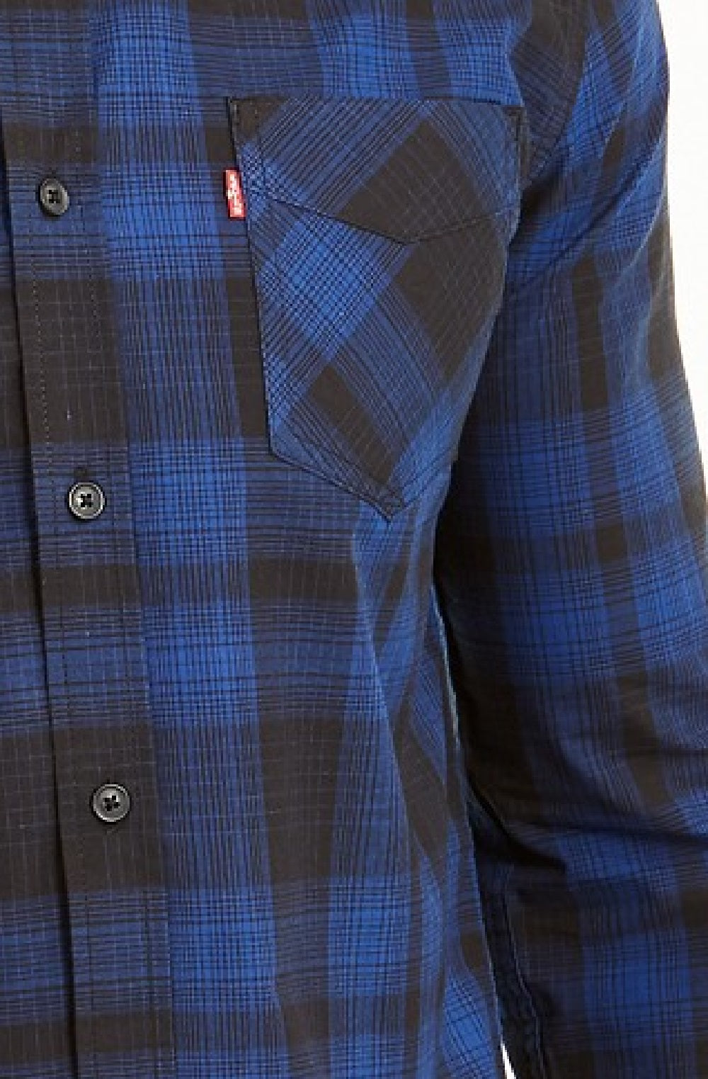 Camisa xadrez Chama masculina Levi's Caviar tamanho extra grande