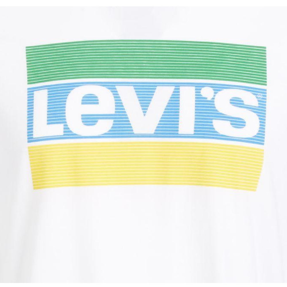 Camiseta Levi's Teesdale Logo Masculina Branca Tamanho Grande