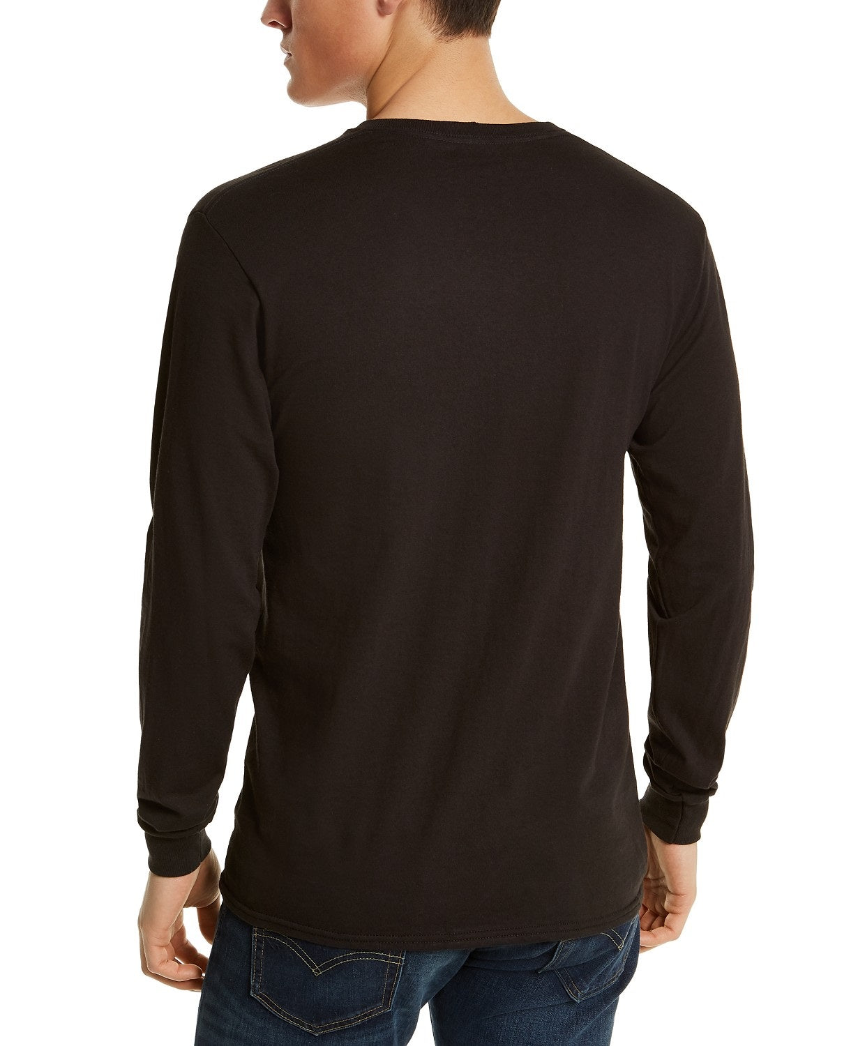 Camiseta Levi's Masculina Manga Longa Camuflada com Logotipo Preto Tamanho Grande