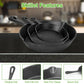 3-piece Pre-seasoned Cast Iron Skillet Set