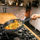 3-piece Pre-seasoned Cast Iron Skillet Set
