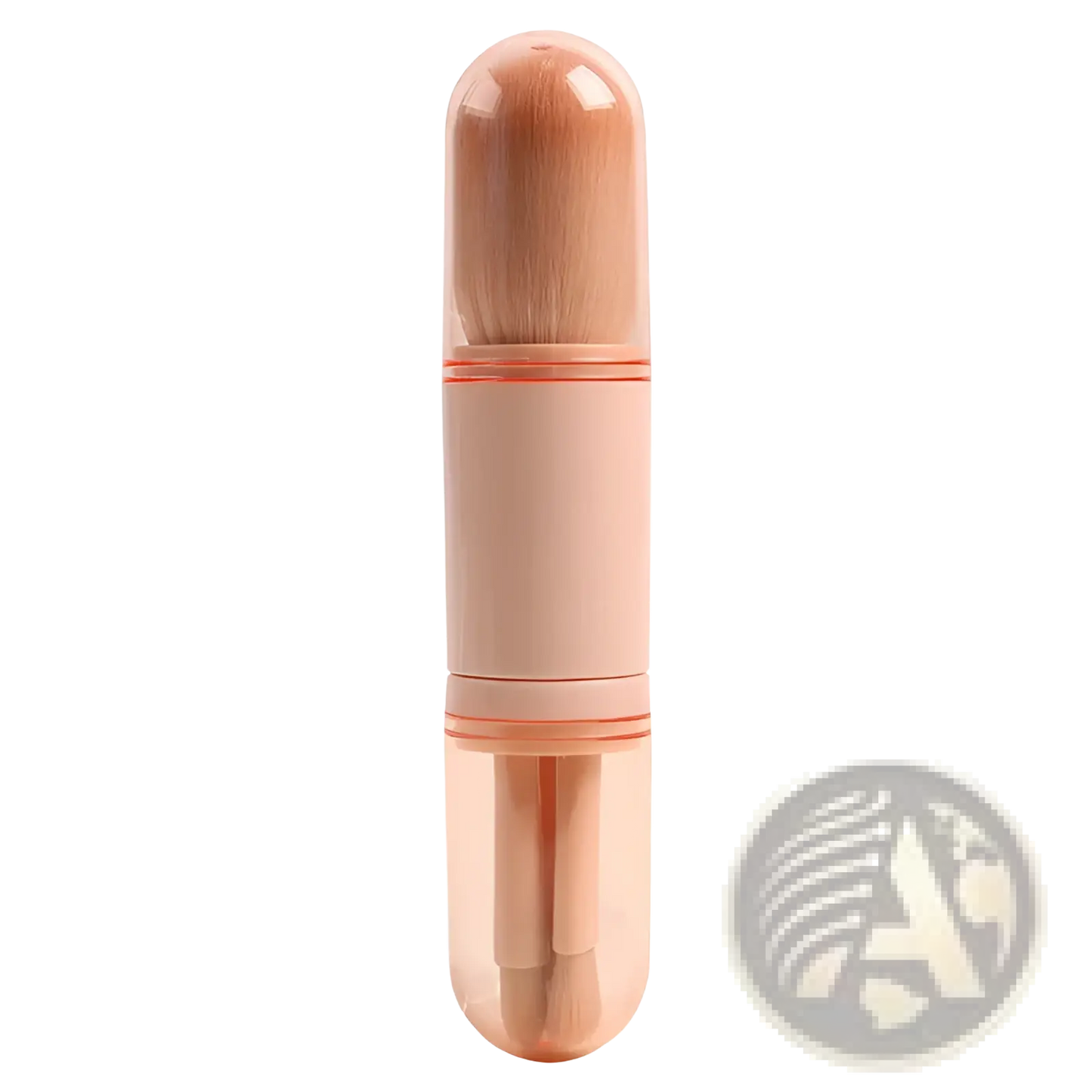 4 in 1 Portable Travel Makeup Brush Set with Storage Case