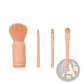 4 in 1 Portable Travel Makeup Brush Set with Storage Case