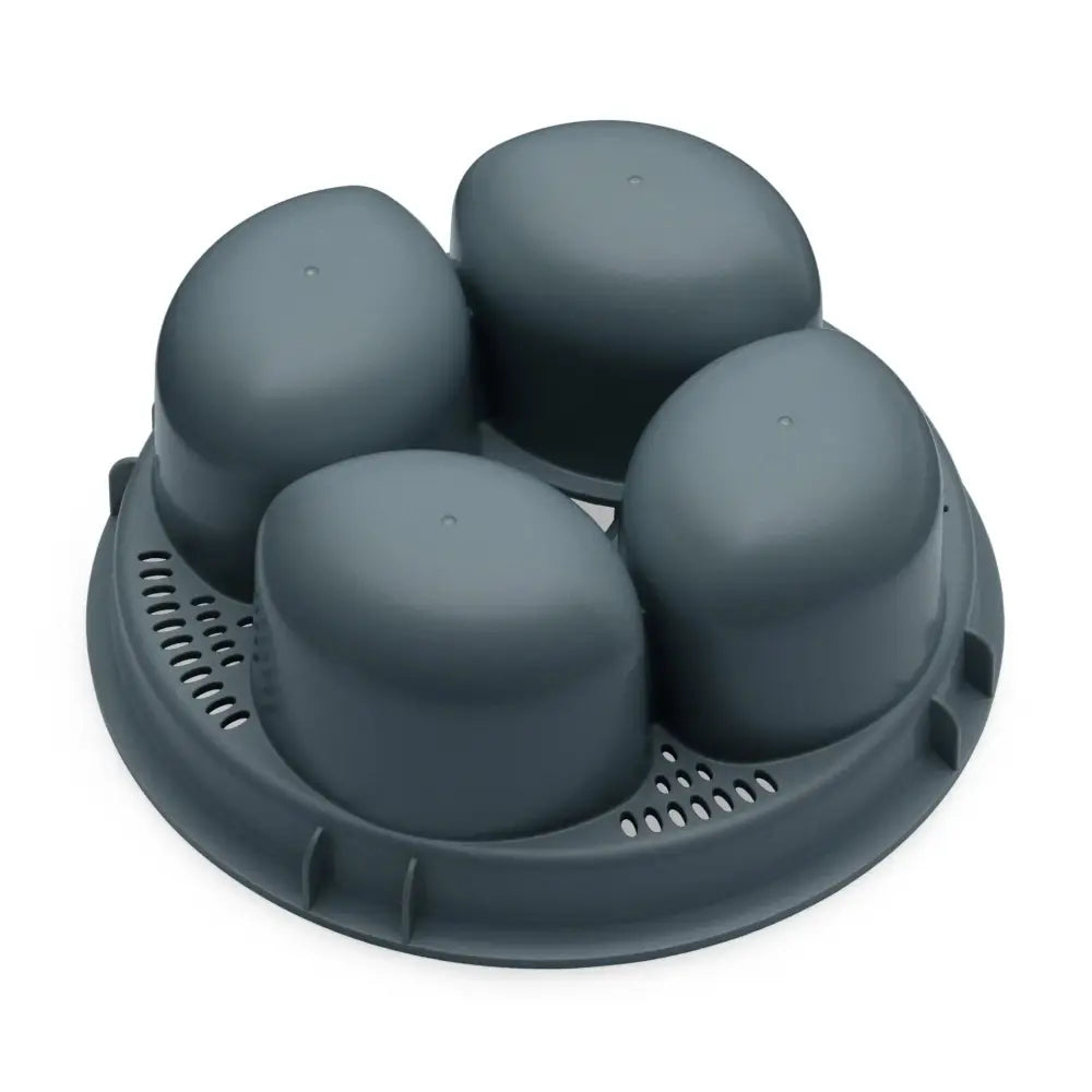 4-in-1 Silicone Egg Poacher and Steamer Mold Set