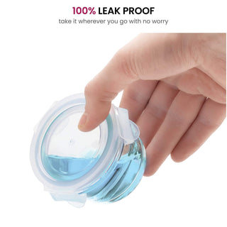 Recipientes de vidro para alimentos de 4 oz - conjunto de 6 peças 