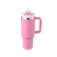 Arbaglobal 40 Oz Insulated Tumbler with Handle and Straw
