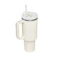 Arbaglobal 40 Oz Insulated Tumbler with Handle and Straw