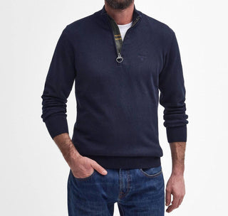 Barbour - Cotton Half Zip Sweater