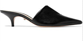 Mules Schutz Ivna Leather Feminino Preto Tamanho 6.5