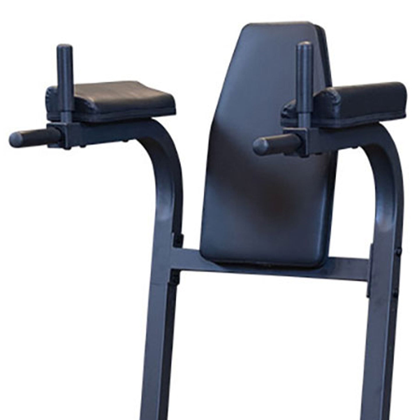 Estação de treino de exercícios de elevação e mergulho vertical de joelhos Body Solid Fitness, preta