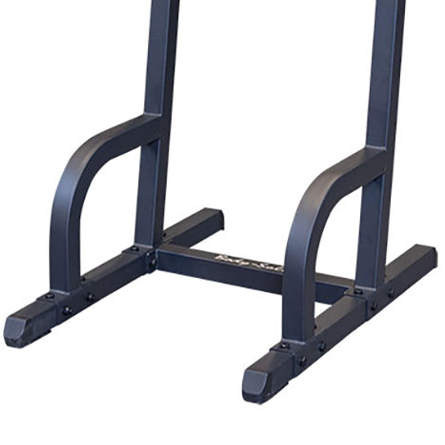 Estação de treino de exercícios de elevação e mergulho vertical de joelhos Body Solid Fitness, preta