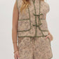 Entro - Floral Quilted Vest