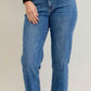 Judy Blue - Mid Rise Boyfriend Classic Cuffed Jeans