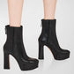 Aquazzura - Groove Leather Platform Bootie