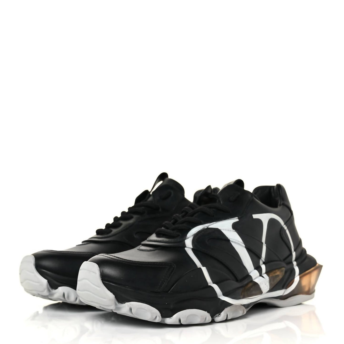 Valentino Garavani - Men's Leather Vlogo Bounce Low Top Sneakers