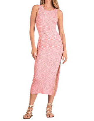 Elan - Vestido longo com recorte nas costas